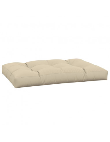 Cuscino per Pallet Beige 120x80x12 cm in Tessuto