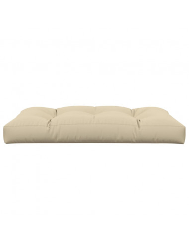 Cuscino per Pallet Beige 120x80x12 cm in Tessuto