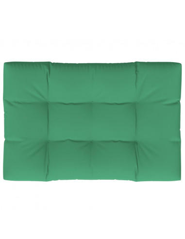 Cuscino per Pallet Verde 120x80x12 cm in Tessuto