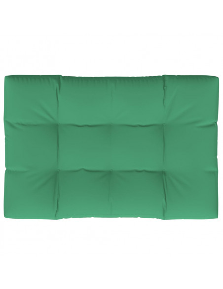 Cuscino per Pallet Verde 120x80x12 cm in Tessuto