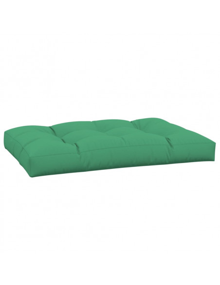 Cuscino per Pallet Verde 120x80x12 cm in Tessuto