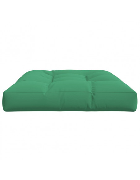 Cuscino per Pallet Verde 120x80x12 cm in Tessuto