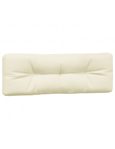 Cuscini per Pallet 3 pz Crema in Tessuto