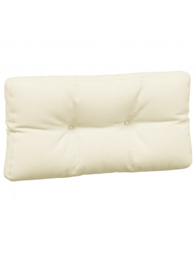 Cuscini per Pallet 5 pz Crema in Tessuto