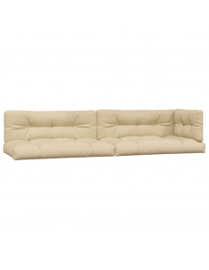 Cuscini per Pallet 5 pz Beige in Tessuto 2