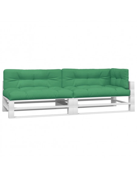 Cuscini per Pallet 5 pz Verdi in Tessuto