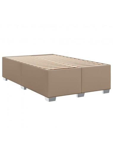 Giroletto a Molle con Materasso Cappuccino 120x190cm Similpelle