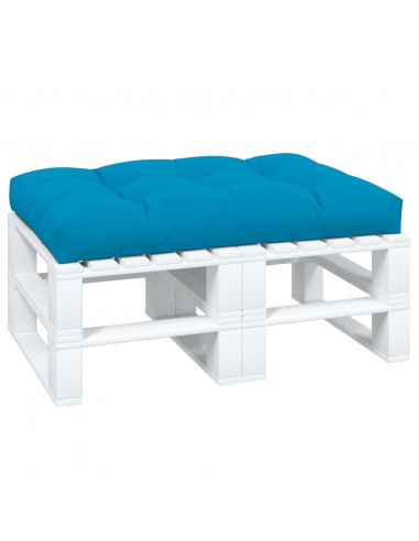 Cuscino per Pallet Blu 120x80x12 cm in Tessuto