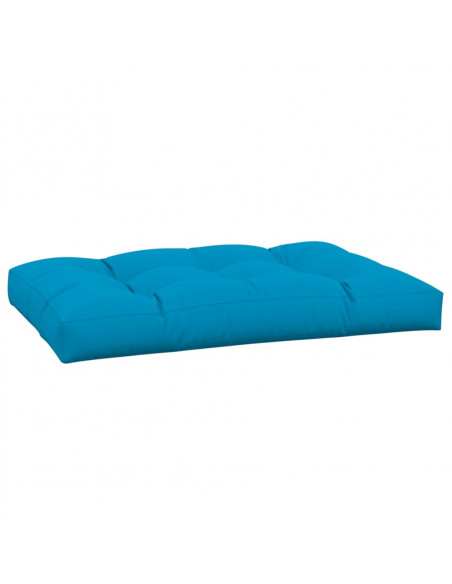 Cuscino per Pallet Blu 120x80x12 cm in Tessuto