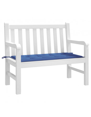 Cuscino per Panca Blu Reale 100x50x3 cm in Tessuto Oxford