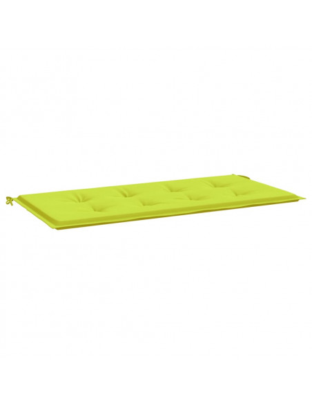Cuscino per Panca Verde Brillante 100x50x3 cm in Tessuto Oxford