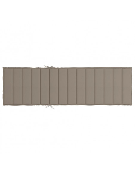 Cuscino per Lettino Tortora 200x50x3 cm in Tessuto Oxford