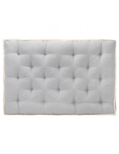 Cuscino per Divano in Pallet Grigio 120x80x10 cm