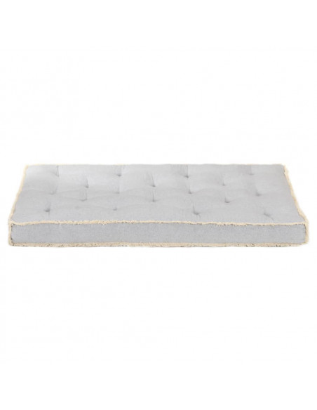 Cuscino per Divano in Pallet Grigio 120x80x10 cm