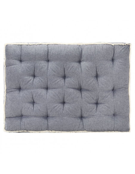 Cuscino per Divano in Pallet Blu 120x80x10 cm