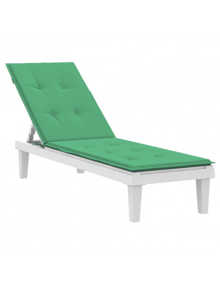 Cuscino per Sdraio Verde (75+105)x50x3 cm