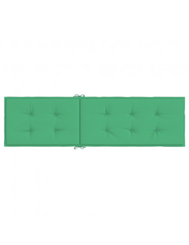 Cuscino per Sdraio Verde (75+105)x50x3 cm