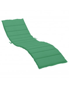 Cuscino per Lettino Verde 200x60x3 cm in Tessuto Oxford 2