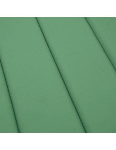 Cuscino per Lettino Verde 200x60x3 cm in Tessuto Oxford