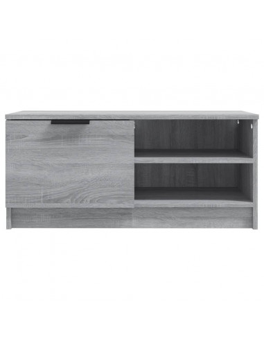 Mobili TV 2 pz Grigio Sonoma 80x35x36,5 cm in Legno Multistrato