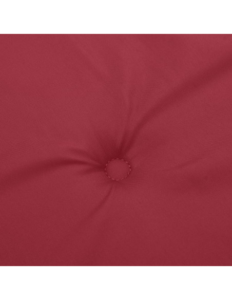 Cuscino per Panca Rosso Vino 180x50x3 cm in Tessuto Oxford