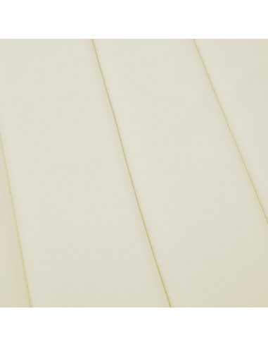 Cuscino per Lettino Crema 200x50x3 cm in Tessuto Oxford