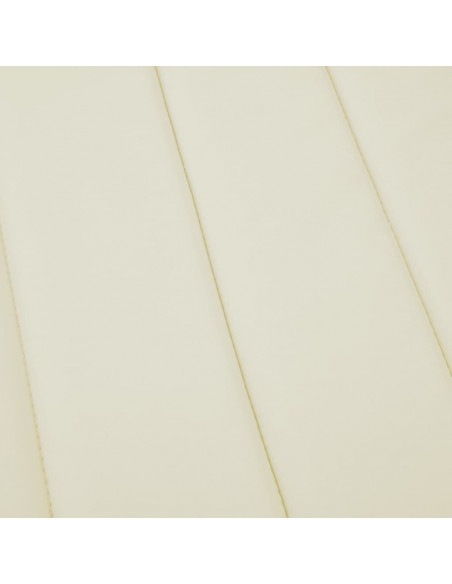 Cuscino per Lettino Crema 200x50x3 cm in Tessuto Oxford