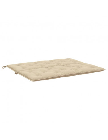 Cuscini Panca da Giardino 2pz Beige 120x50x7 cm Tessuto Oxford