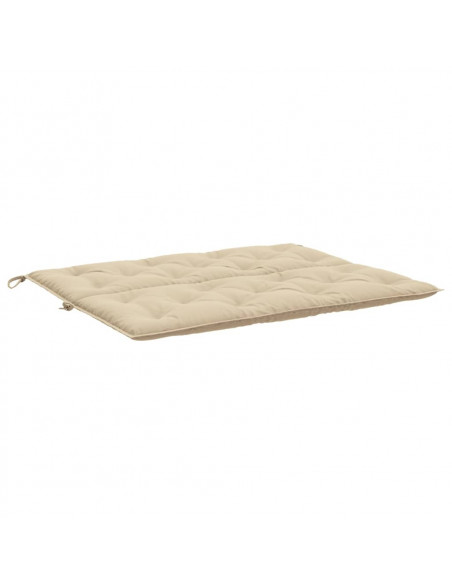 Cuscini Panca da Giardino 2pz Beige 120x50x7 cm Tessuto Oxford