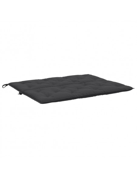 Cuscini per Panca 2 pz Neri 120x50x7 cm in Tessuto Oxford
