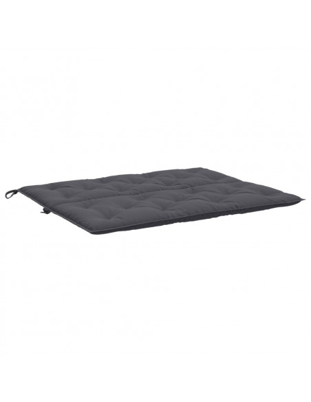 Cuscini Panca Giardino 2pz Antracite 120x50x7 cm Tessuto Oxford