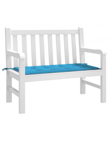 Cuscino per Panca Blu 120x50x3 cm in Tessuto Oxford