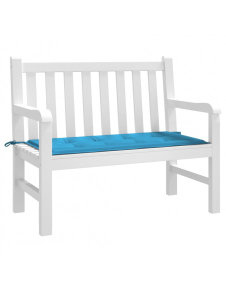 Cuscino per Panca Blu 120x50x3 cm in Tessuto Oxford