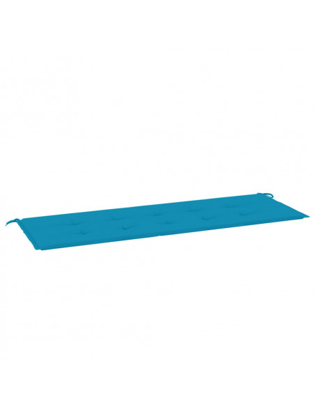 Cuscino per Panca Blu 150x50x3 cm in Tessuto Oxford