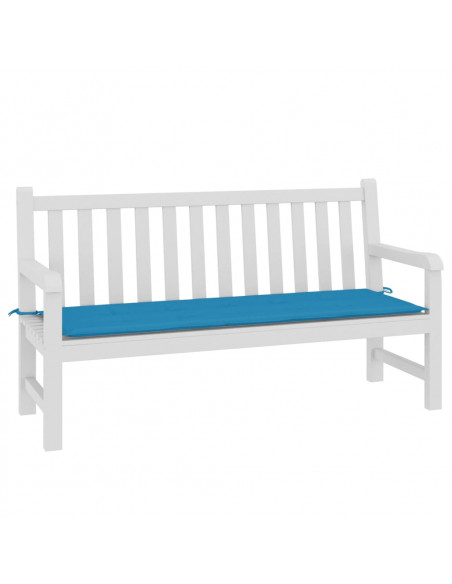 Cuscino per Panca Blu 150x50x3 cm in Tessuto Oxford