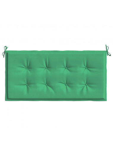 Cuscino per Panca Verde 120x50x3 cm in Tessuto Oxford