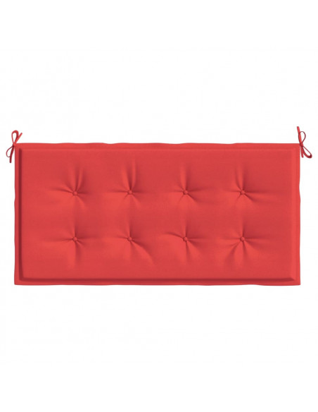 Cuscino per Panca Rosso 100x50x3 cm in Tessuto Oxford