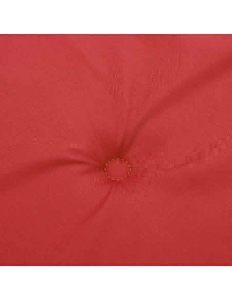 Cuscino per Panca Rosso 180x50x3 cm in Tessuto Oxford