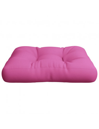 Cuscino per Pallet Rosa 60x60x12 cm Tessuto