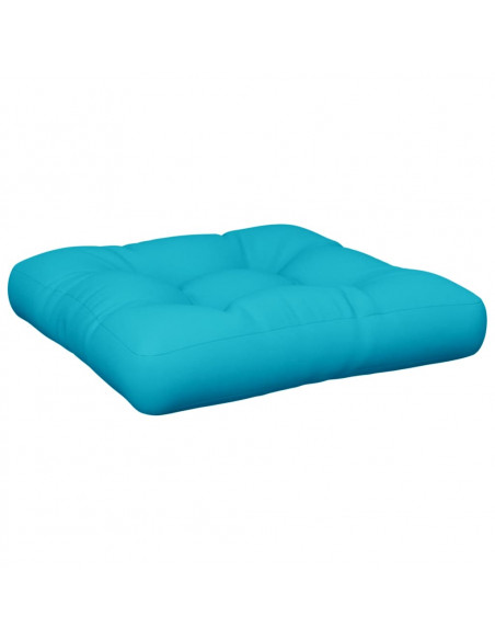 Cuscino per Pallet Turchese 60x60x12 cm Tessuto