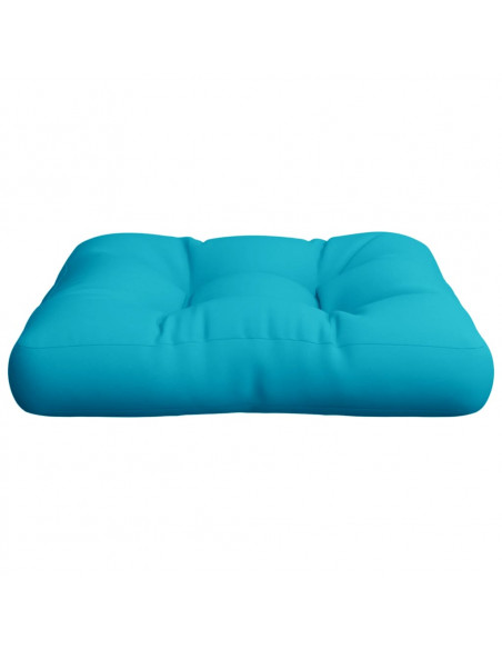 Cuscino per Pallet Turchese 60x60x12 cm Tessuto