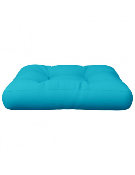 Cuscino per Pallet Turchese 60x60x12 cm Tessuto