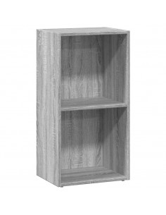 Libreria Grigio Sonoma 40x30x77 cm in Legno Multistrato 2
