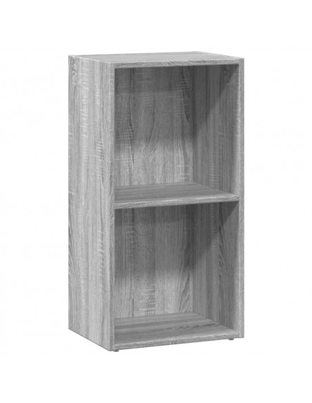 Libreria Grigio Sonoma 40x30x77 cm in Legno Multistrato