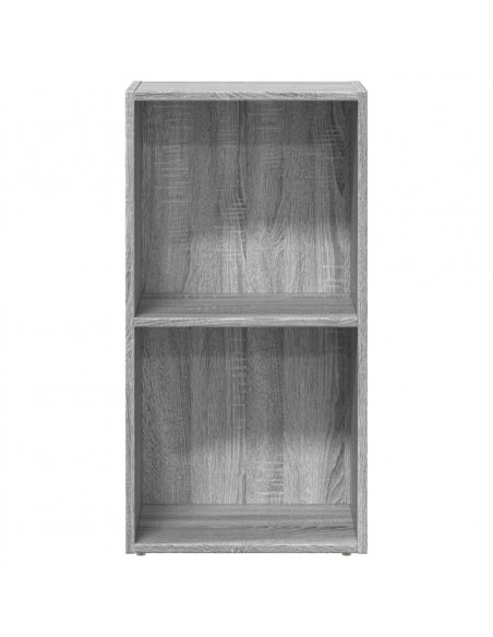 Libreria Grigio Sonoma 40x30x77 cm in Legno Multistrato