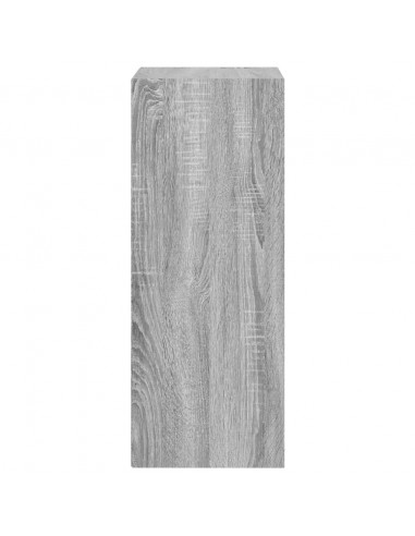 Libreria Grigio Sonoma 40x30x77 cm in Legno Multistrato