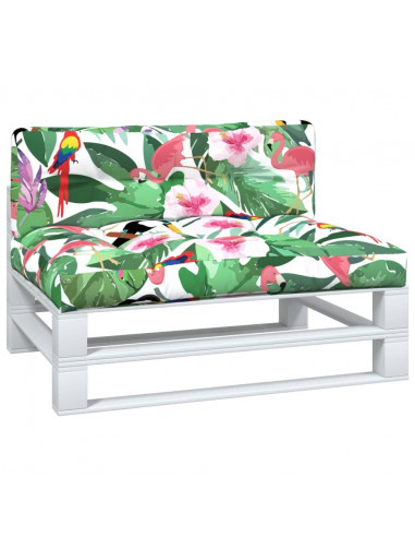 Cuscini per Pallet 2 pz Multicolori in Tessuto