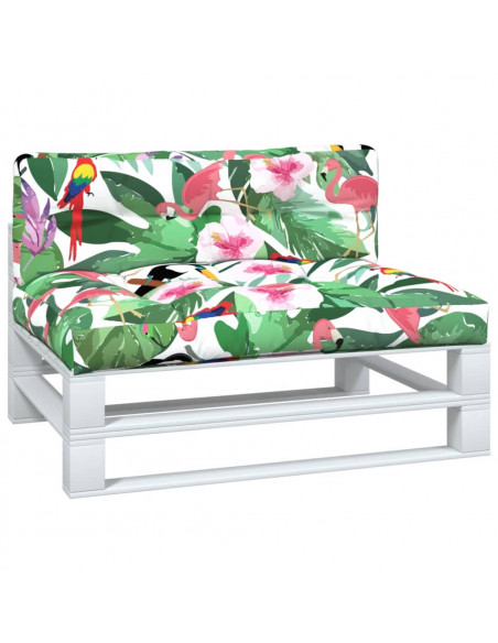 Cuscini per Pallet 2 pz Multicolori in Tessuto