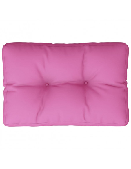 Cuscino per Pallet Rosa 50x40x12 cm Tessuto