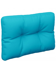 Cuscino per Pallet Turchese 50x40x12 cm Tessuto 2